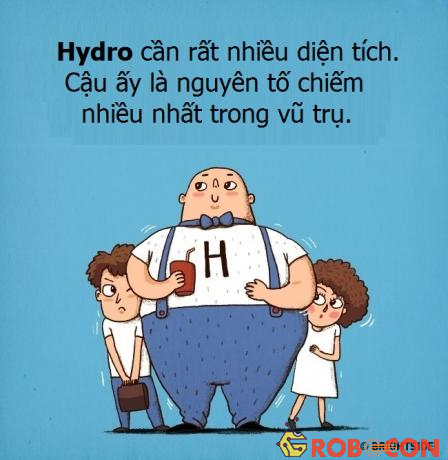 Hydro là nguyên tố có nhiều nhất trong vũ trụ