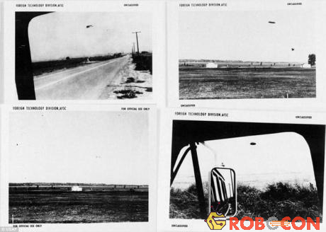 Rex Heflin, một công nhân làm việc tại đường cao tốc ở Santa Ana, bang California, chụp ảnh những vật thể lạ vào năm 1965.