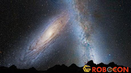 Dải Ngân Hà của chúng ta sẽ dần dần kết hợp với thiên hà Andromeda trong vòng hàng tỷ năm tới.