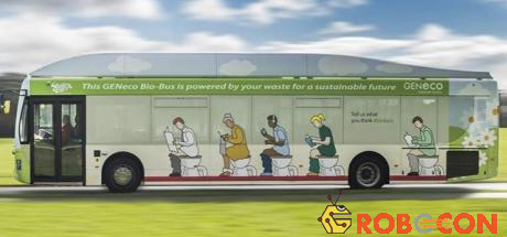 Xe bus xanh chạy bằng... chất thải con của con người