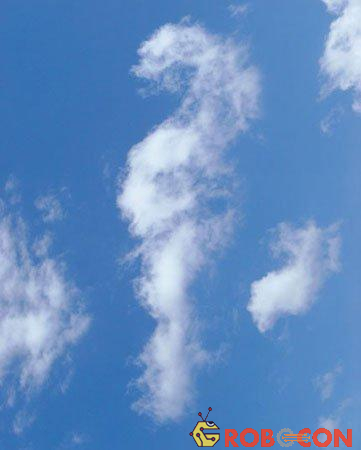 Đám mây tại Eltham, Australia rất giống hình cá ngựa.