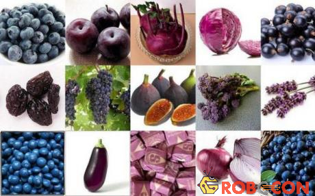 Các thực phẩm màu tím mang đến nhiều lợi ích sức khỏe.