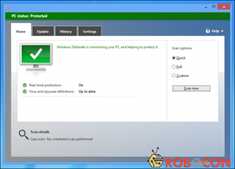 tính năng mạng và bảo mật trên Windows 8