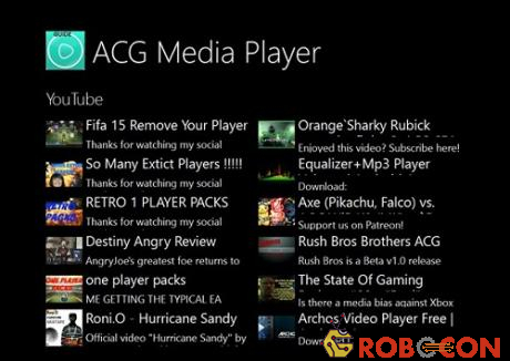 Trình phát đa phương tiện ACG Media Player