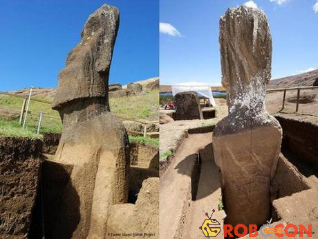 Những bức tượng này do người Polynesia cổ đại tạc từ đá núi lửa, chúng đã có mặt từ năm 100 trước Công Nguyên