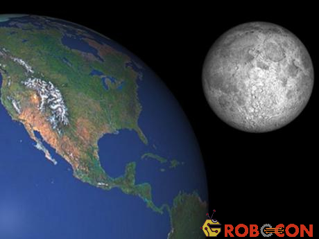 Mặt Trăng là vệ tinh tự nhiên lớn nhất của Trái Đất. 