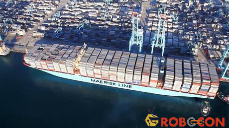 Chiêm ngưỡng Mary Maersk - Chiếc tàu biển lớn nhất thế giới