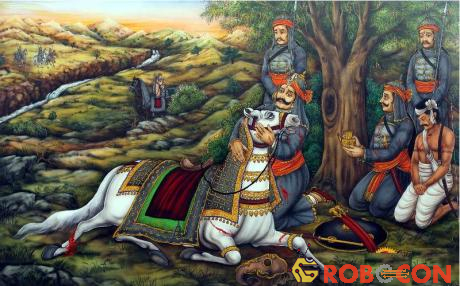 Chetak là một trong những chiến mã nổi tiếng thuộc sở hữu của vua Maharana Pratap.