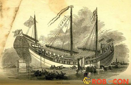 Mô hình tàu Trung Hoa thời xưa