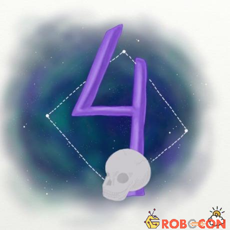 Số 4 được xem là có liên quan tới Trái Đất và sức mạnh