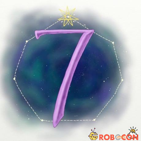 Số 7 là biểu tượng của sự bí ẩn