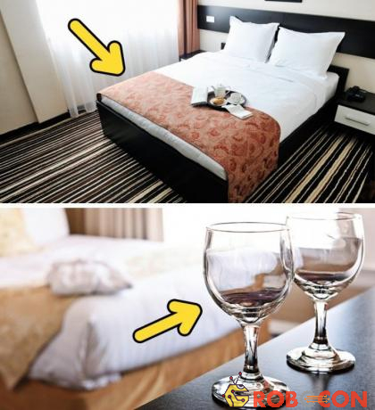 Bạn có thể để ý đến một số món đồ trong phòng biết phòng nghỉ khách sạn đã sạch hay chưa!