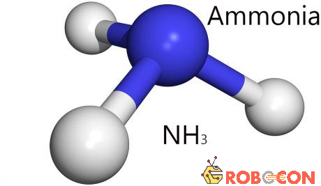 Amoniac là một hợp chất vô cơ có công thức phân tử NH3
