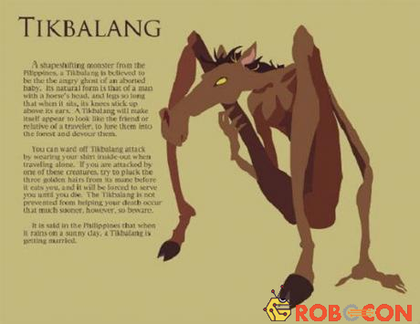 Tikbalang là một sinh vật thần thoại trong văn hóa dân gian Philippines