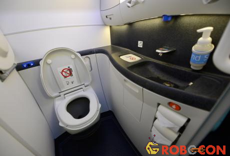 Bạn đã bao giờ thắc mắc chất thải ở toilet trên máy bay sẽ đi về đâu chưa?