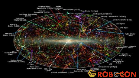Bản đồ lịch sử vũ trụ lớn nhất từ trước đến nay.