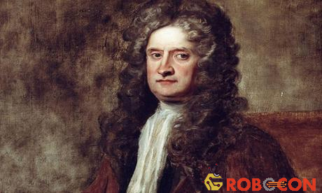 Chân dung nhà vật lý Isaac Newton.