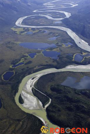 Một hệ thống sông tại Alaska