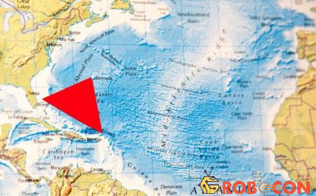Vùng biển được mệnh danh là tam giác quỷ Bermuda.