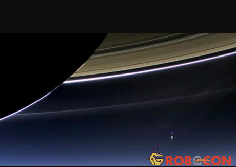 Hình ảnh Trái Đất nhỏ bé do tàu Cassini chụp từ sao Thổ