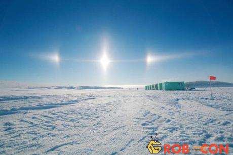 Hiện tượng ba mặt trời xuất hiện ở Nga