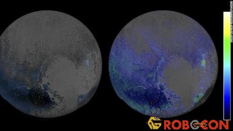  Tàu New Horizons ghi lại hình ảnh này từ khoảng cách 108.000km.