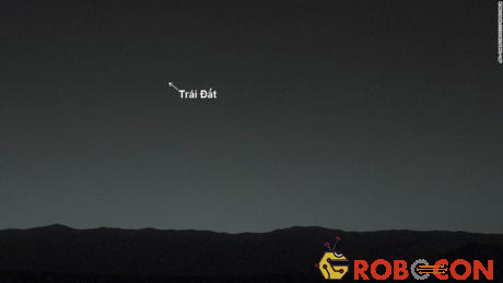 Ban đêm ở Sao Hỏa, Trái Đất là một trong những ngôi sao sáng nhất trên bầu trời