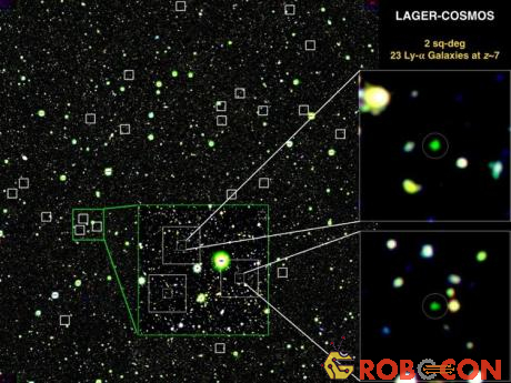Xác định được 23 thiên hà trẻ trong vũ trụ.