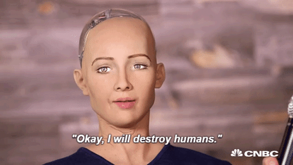 Robot Sophia nói sẽ hủy diệt loài người.