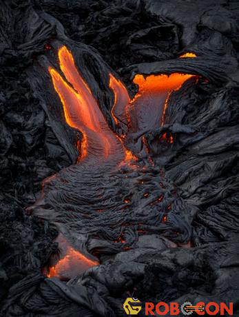 dung nham núi lửa tuyệt đẹp