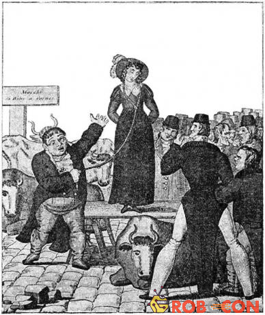 Từ 1780 đến 1850, có khoảng 300 cô vợ đã bị đem bán như những món hàng ở Anh.