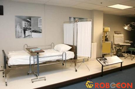 Bệnh viện với 12 giường.
