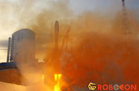 Tên lửa Soyuz 2-1b được phóng lên quỹ đạo ngày 28/11 nhưng đã rơi xuống Đại Tây Dương