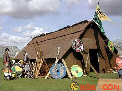 Lễ hội Viking thời hiện đại ở Haithabu.