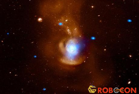 Hình ảnh một hố đen chụp từ tháp quan sát tia X Chandra của NASA. (Ảnh NASA)