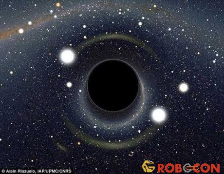 Hình ảnh đáng ngạc nhiên của một lỗ đen sâu trong không gian.