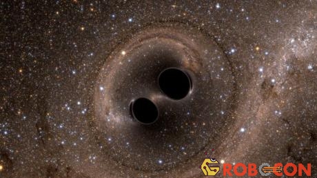 Sóng hấp dẫn tạo bởi sự sát nhập của hai siêu lỗ đen ẩn giấu thông tin về các chiều không gian mới.