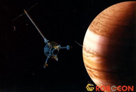 Tàu Galileo tiếp cận sao Mộc.