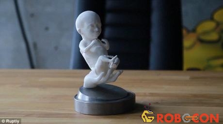 Mô hình 3D của thai nhi.