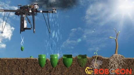 Một Drone có thể trồng được tới 100.000 cây trong 1 ngày