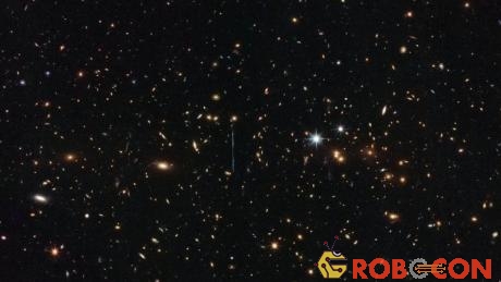 Hình ảnh cụm thiên hà El Gordo trong vũ trụ.
