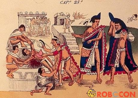 Mỗi năm người Aztec hiến tế khoảng 20.000 người để dâng lên cho các vị thần. 