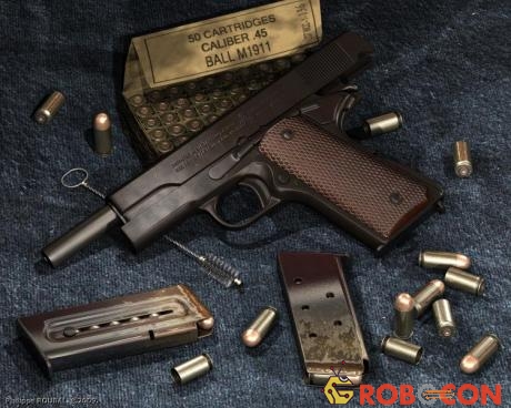 Súng ngắn Colt M1911A1.