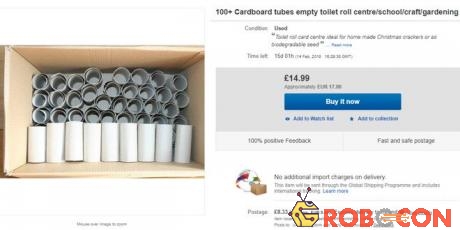Lõi giấy vệ sinh đang được bán với giá đắt 