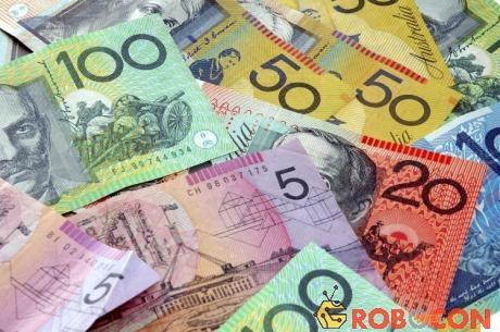 Những tờ đô la Australia với mệnh giá khác nhau.
