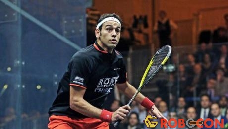 Đương kim vô địch bóng quần người Ai Cập, Mohamed Elshorbagy.