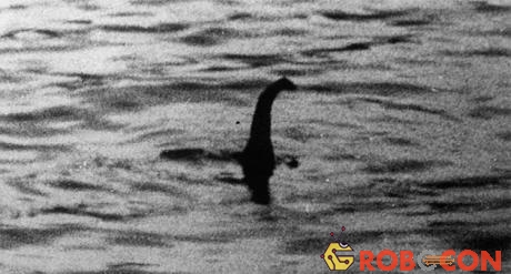 Ảnh chụp sinh vật được cho là quái vật hồ Loch Ness.