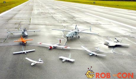 UAV có thể có nhiều loại và kích thước khác nhau​.