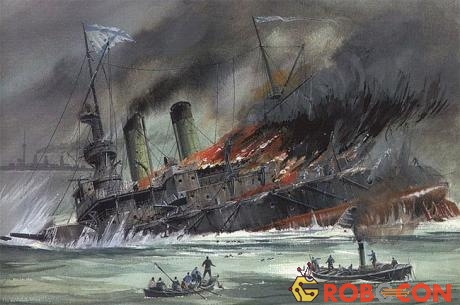 Thất bại ở eo biển Tsushima khiến đế quốc Nga mất toàn bộ thiết giáp hạm.