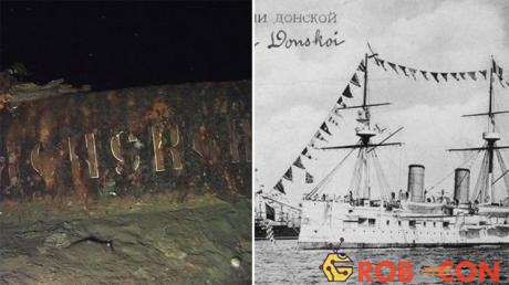 Tuần dương hạm Dmitrii Donskoi được cho là mang theo 5.500 thùng vàng xuống đáy biển.